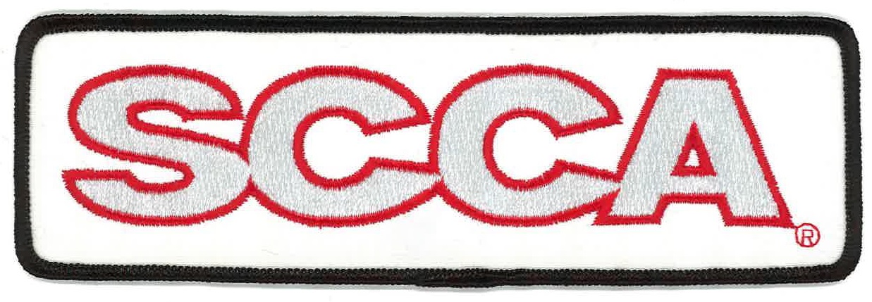 3630 SCCA Initial patch (red/black) (2 1/2" x 8")